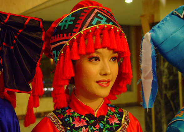 Actress at Sanjie Liu Above-water Park